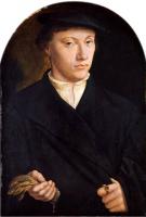 Bruyn, Barthel - Portrait of a Young Man with Gloves